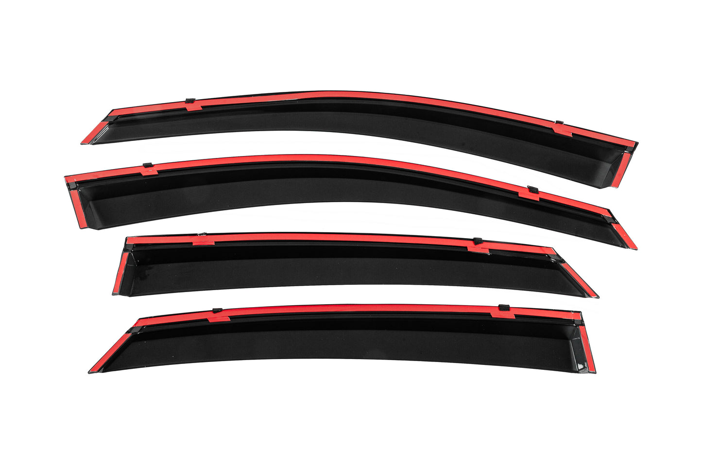 Window Deflectors with Chrome Trim Niken Luxury (4 pcs) for Hyundai Sonata DN8 2020- - image 4