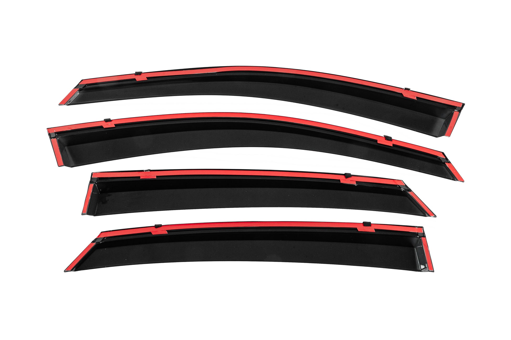 Window Deflectors with Chrome Trim Niken Luxury (4 pcs) for Hyundai Sonata DN8 2020- - image 4