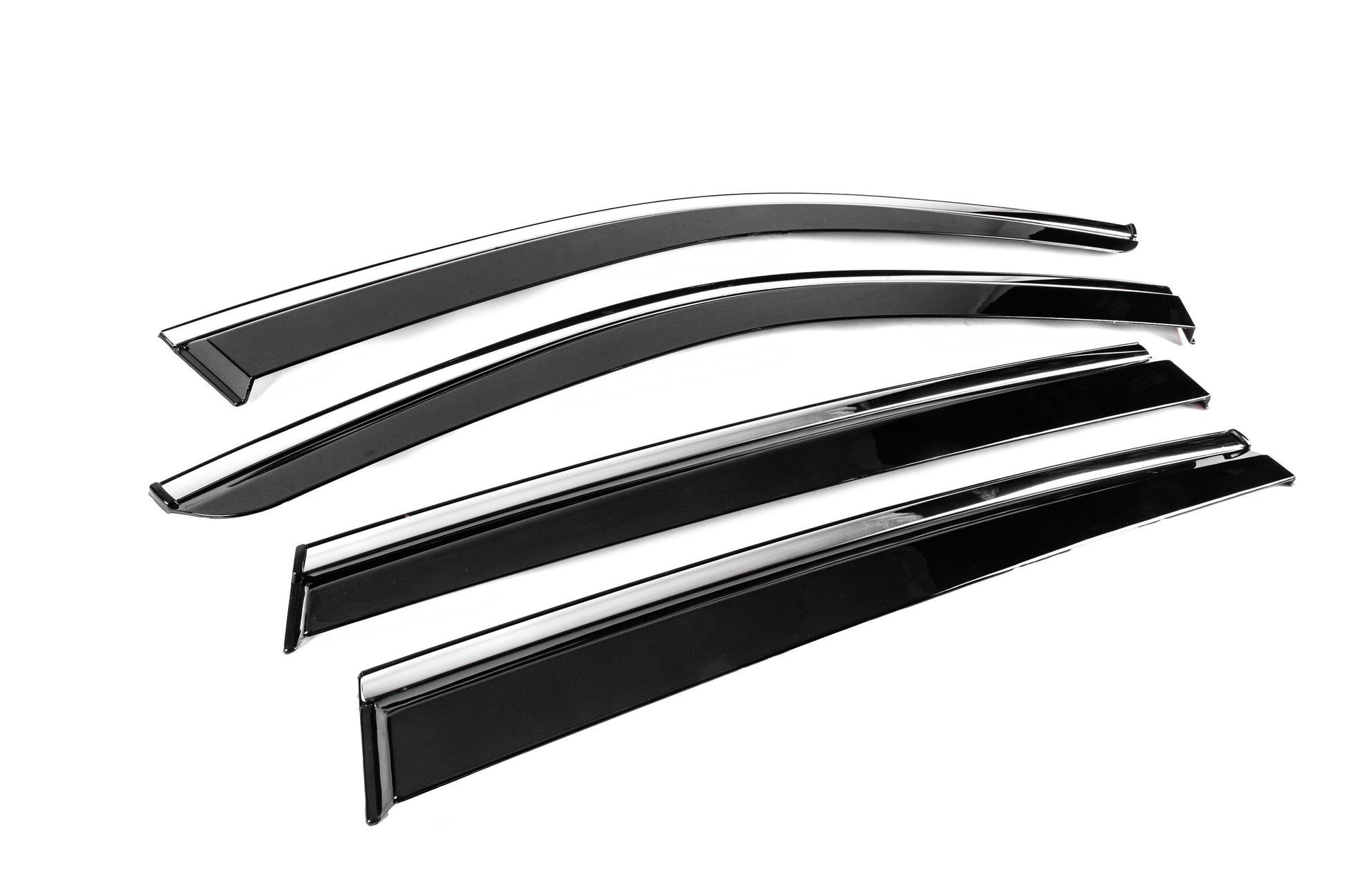 Window Deflectors with Chrome Trim Niken Luxury (4 pcs) for Skoda Kodiaq 2023- - image 3