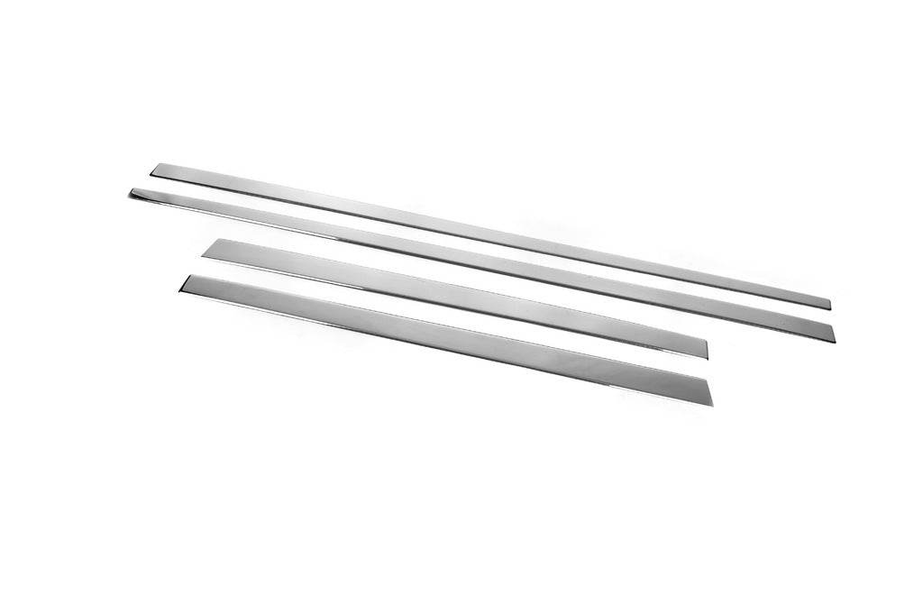 Door moldings (4 pcs., stainless steel) for Volkswagen Tiguan 2007-2016 - Reelken Auto
