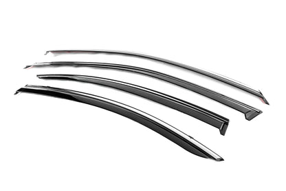 Window Deflectors with Chrome Trim Niken Luxury (4 pcs) for Lexus ES 2006-2011 - image 2