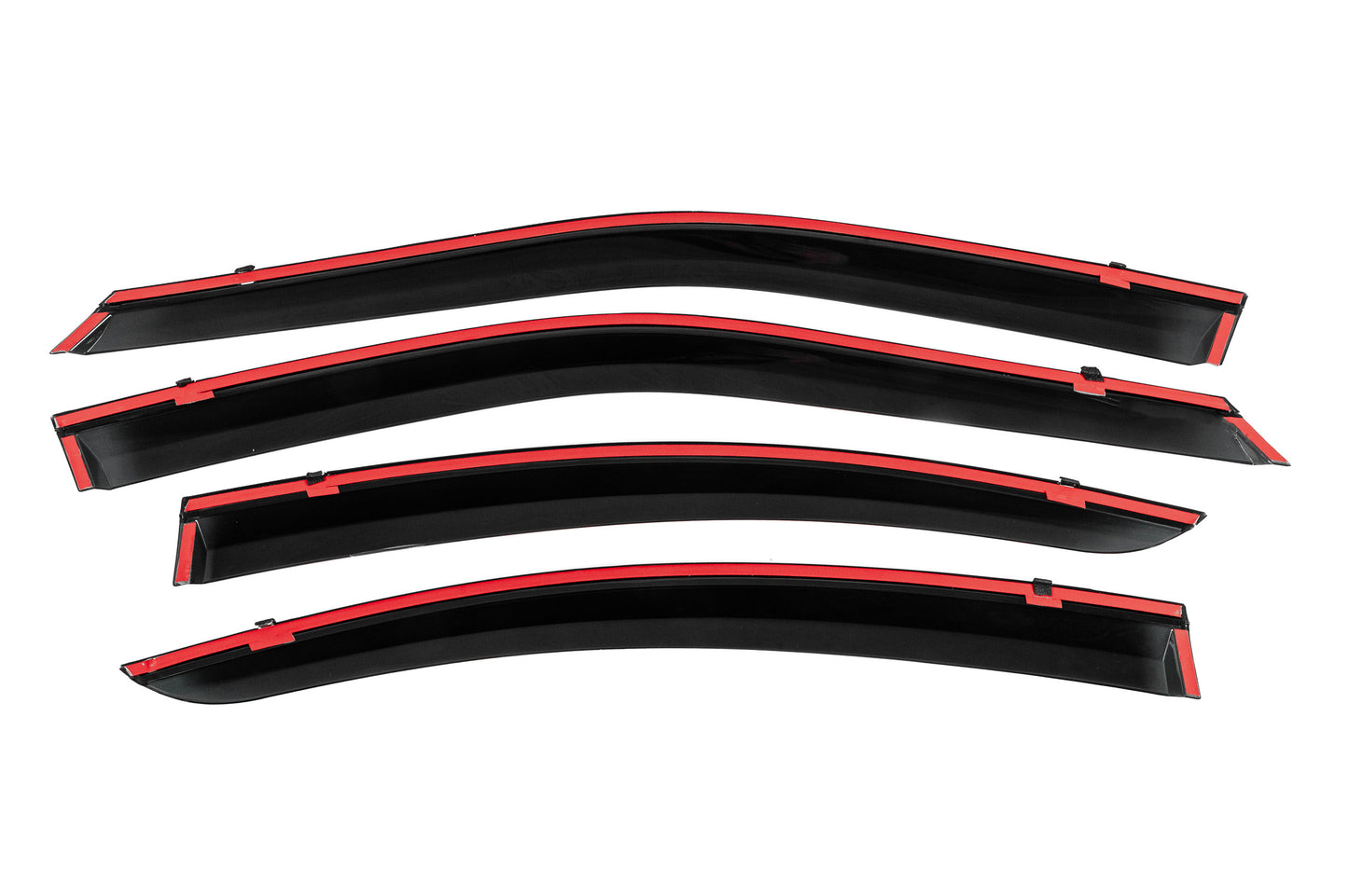 Window Deflectors with Chrome Trim Niken Luxury (4 pcs) for Lexus ES 2006-2011 - image 4