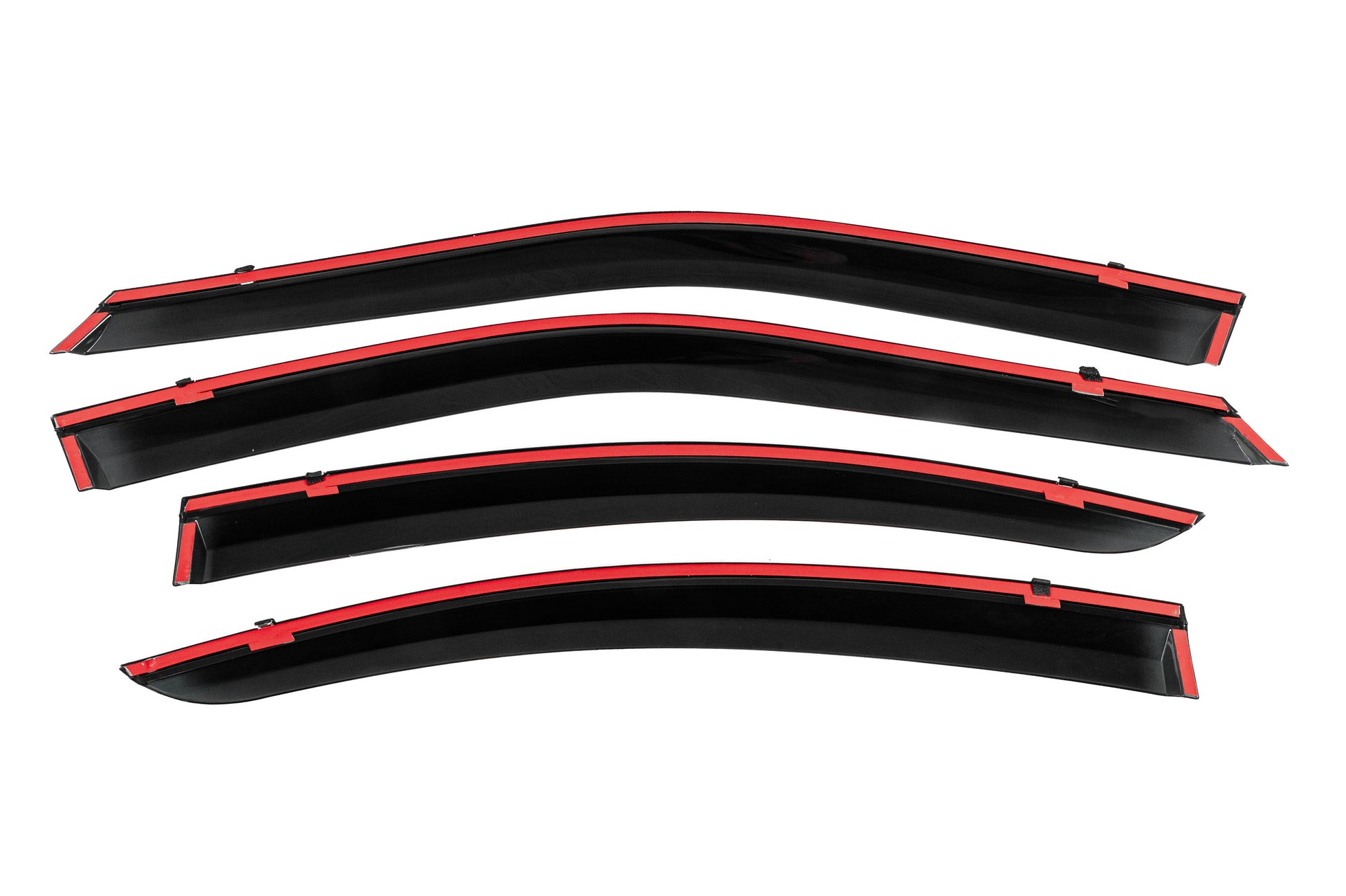 Window Deflectors with Chrome Trim Niken Luxury (4 pcs) for Lexus ES 2006-2011 - image 4