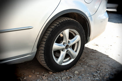 Fender Flares (SD-SW) (4 pcs, black, ABS plastic) for Mazda 6 2003-2008 - image 4