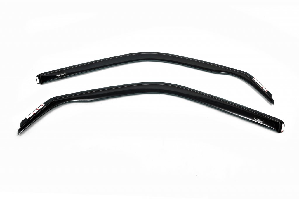 In-channel window deflectors (2 pcs, HIC) for Volkswagen T5 Caravelle 2004-2010 - image 6