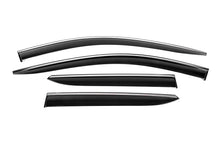 Window Deflectors with Chrome Trim Niken Luxury (2021-2023, 4 pcs) for Kia Niro 2016- - image 1