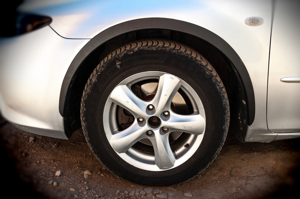 Fender Flares (SD-SW) (4 pcs, black, ABS plastic) for Mazda 6 2003-2008 - image 1