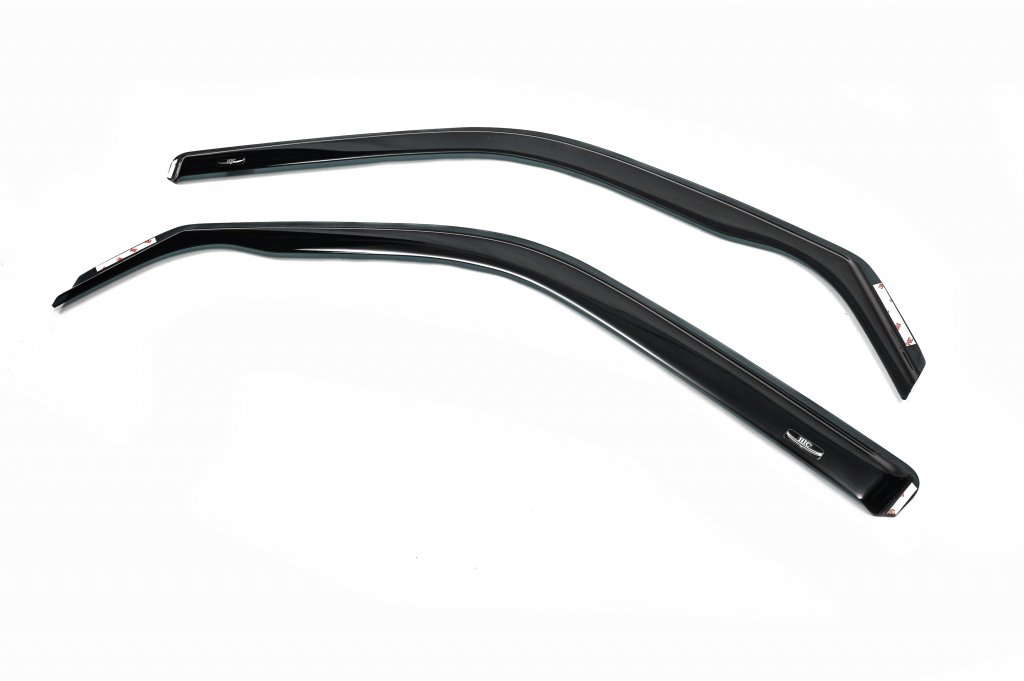 In-channel window deflectors (2 pcs, HIC) for Volkswagen T5 Transporter 2003-2010 - image 4