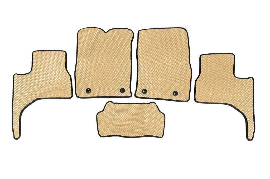 EVA Floor Mats (Beige) for Toyota Land Cruiser 300 2021- - image 1