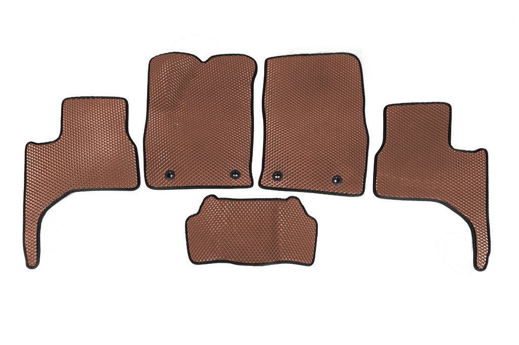 EVA Floor Mats (Brown) for Toyota Land Cruiser 300 2021- - image 1
