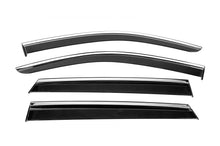 Window Deflectors with Chrome Trim Niken Luxury (4 pcs) for Subaru Outback 2019- - image 1