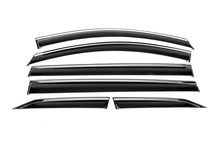 Window Deflectors with Chrome Trim Niken Luxury (6 pcs) for Toyota Sienna 2020- - image 1