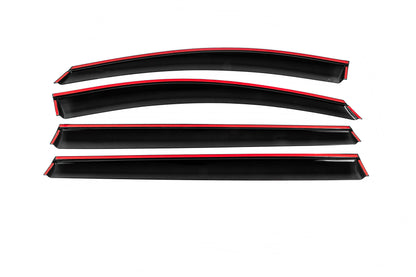 Window Deflectors with Chrome Trim Niken Luxury (4 pcs) for Toyota Sienna 2020- - image 4