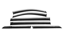 Window Deflectors with Chrome Trim Niken Luxury (4 pcs) for Toyota Sienna 2010-2020 - image 1