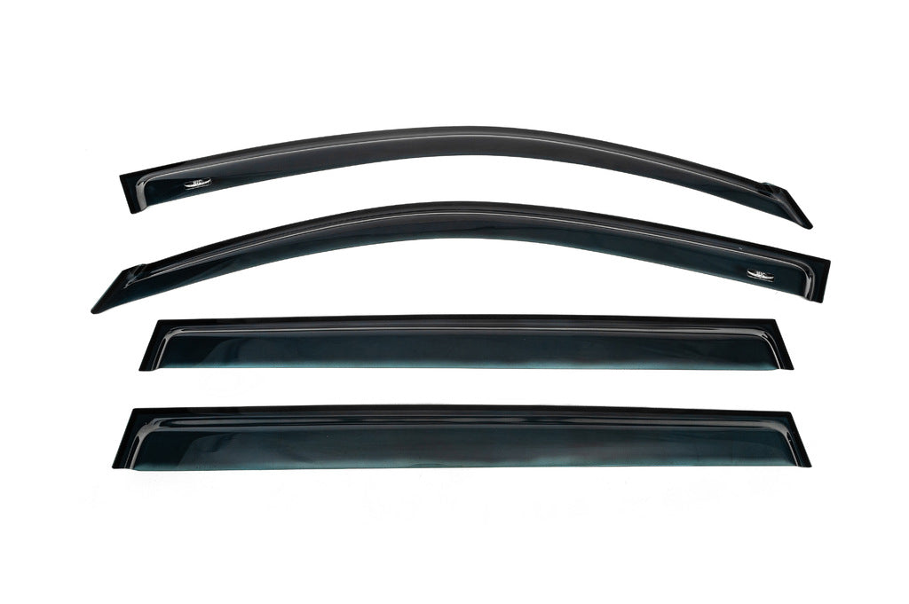Window Deflectors (4 pcs, HIC) for Toyota Highlander 2008-2013 - image 1