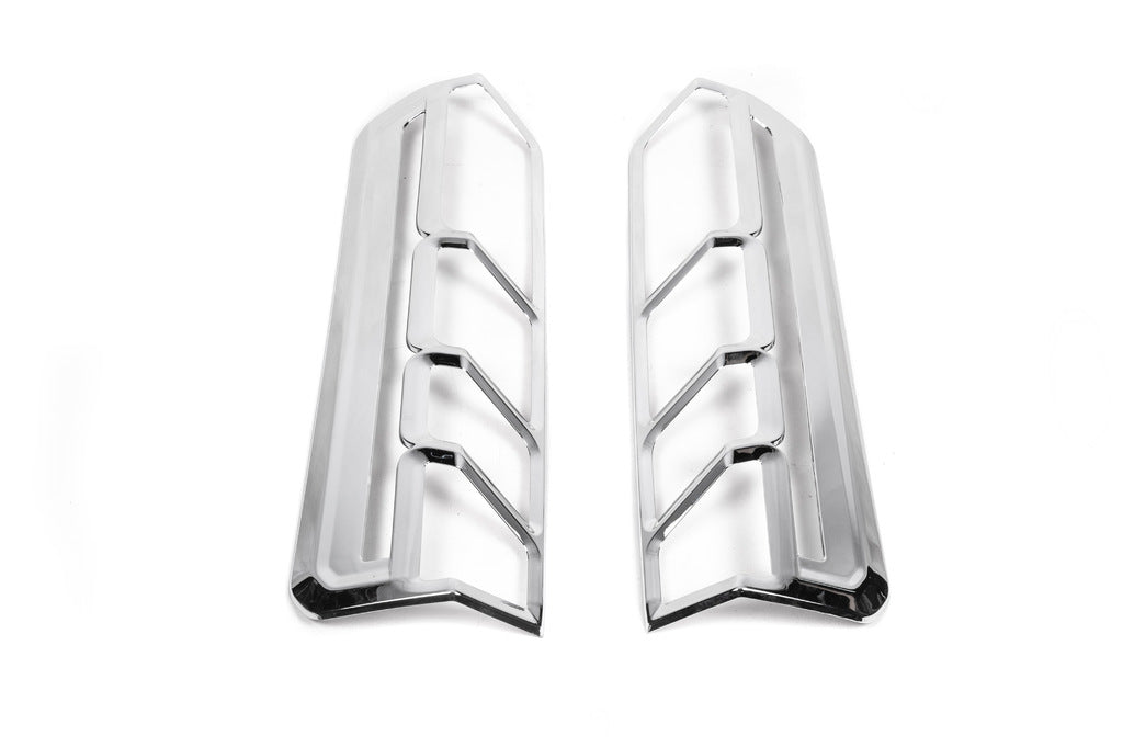 Chrome Tail Light Covers (2 pcs, plastic) for Ford Transit 2014- - image 2
