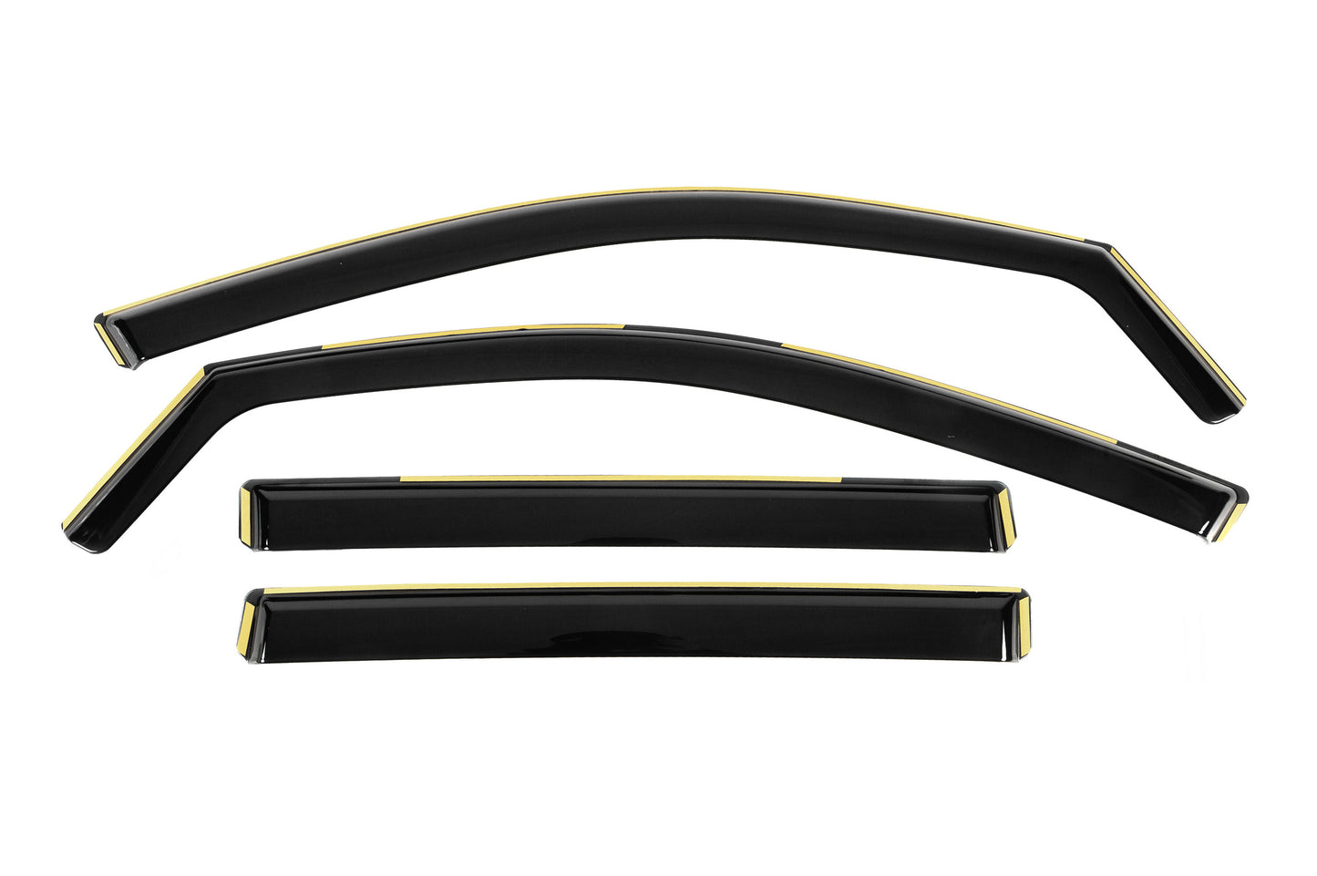 In-Channel Wind Deflectors Niken Luxury (4 pcs) for Volkswagen Tiguan 2023- - image 1