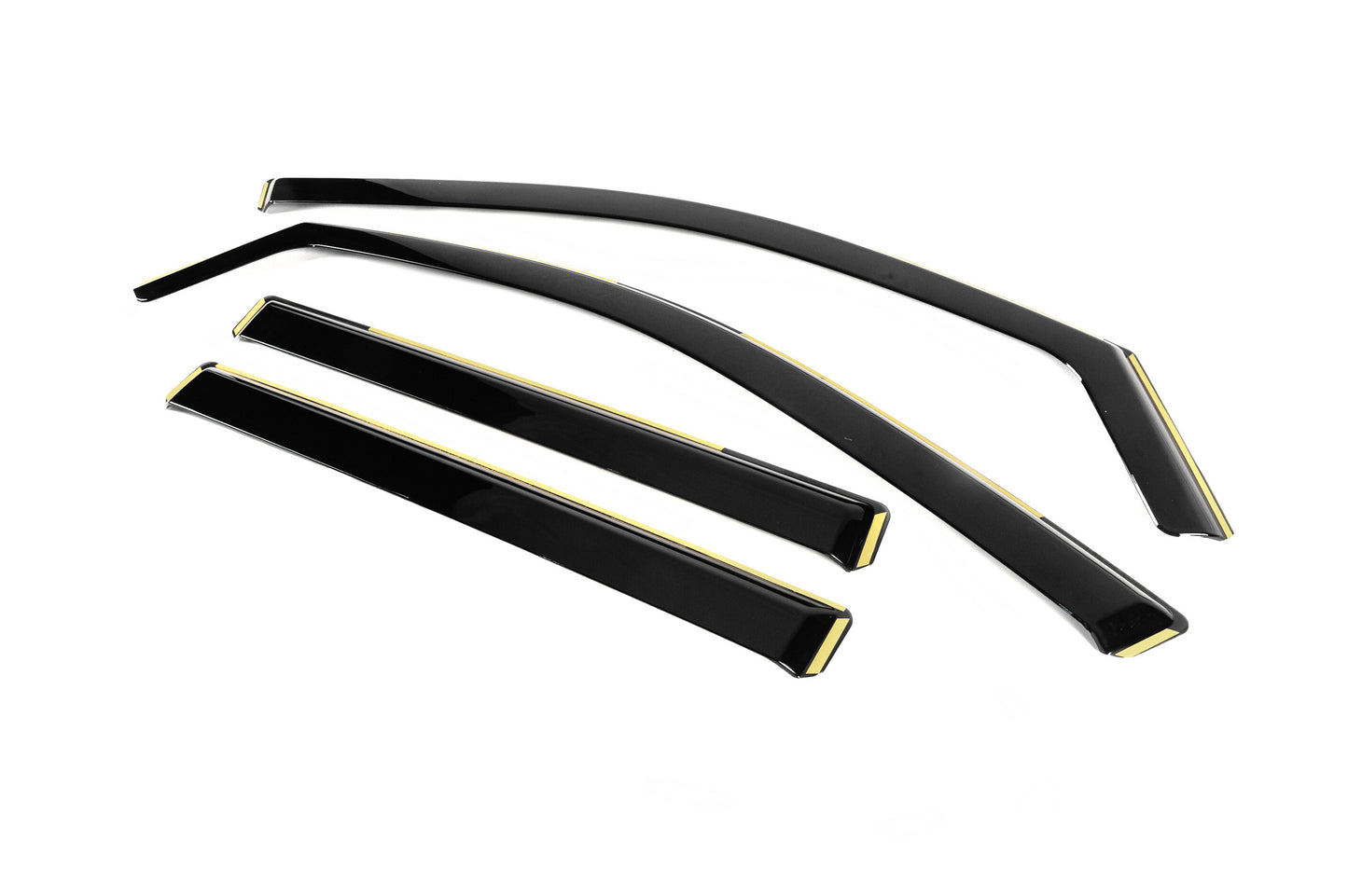 In-Channel Wind Deflectors Niken Luxury (4 pcs) for Volkswagen Tiguan 2023- - image 2