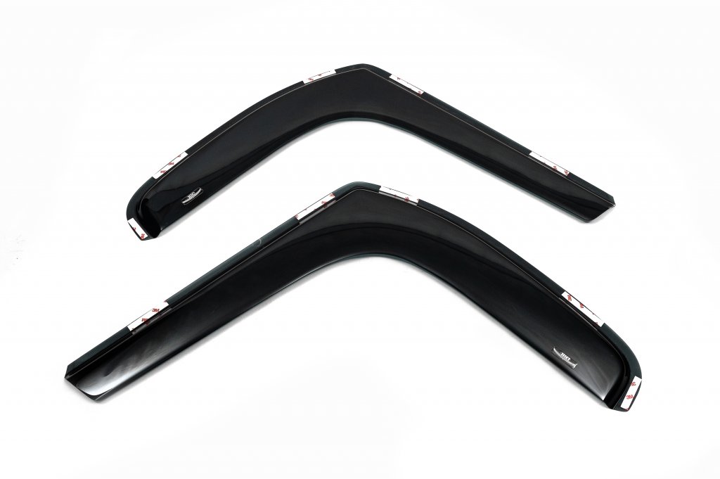 In-channel window deflectors (2 pcs, HIC) for Renault Trafic 2001-2015 - image 3