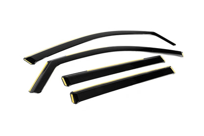 In-Channel Wind Deflectors Niken Luxury (4 pcs) for Volkswagen Tiguan 2023- - image 3