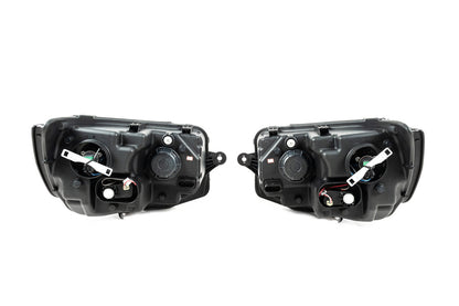 LED Headlights with Daytime Running Lights 2015-2019 (Black, Set of 2) for Volkswagen T6 2015-2024 - image 6