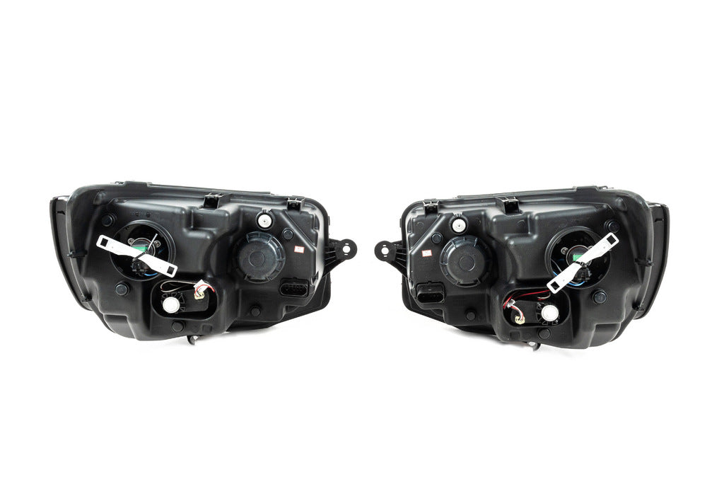 LED Headlights with Daytime Running Lights 2015-2019 (Black, Set of 2) for Volkswagen T6 2015-2024 - image 6