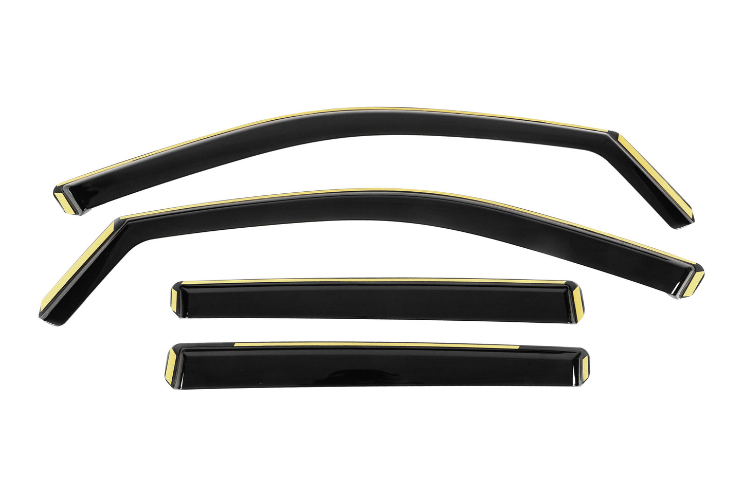 In-Channel Wind Deflectors Niken Luxury (4 pcs) for Skoda Scala 2018- - image 1