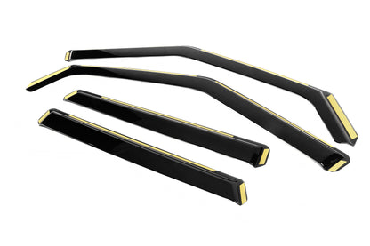 In-Channel Wind Deflectors Niken Luxury (4 pcs) for Range Rover Evoque 2012-2018 - image 2
