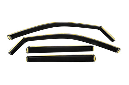 In-channel Wind Deflectors Niken Luxury (2023-, 4 pcs) for Skoda Kamiq 2019- - image 1