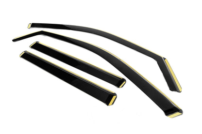 In-channel Wind Deflectors Niken Luxury (2023-, 4 pcs) for Skoda Kamiq 2019- - image 2