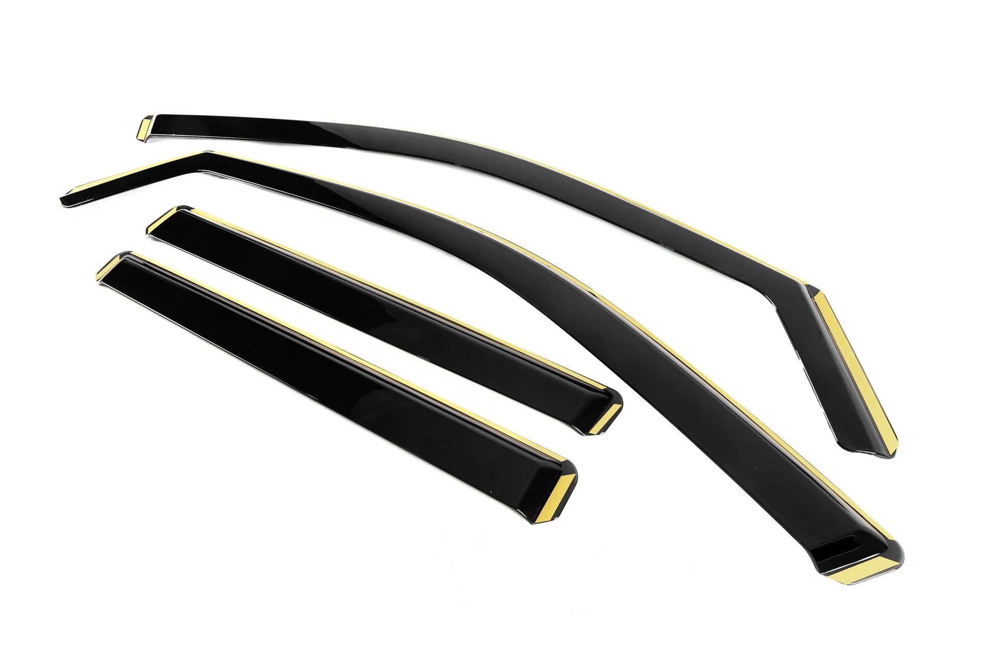 In-channel Wind Deflectors Niken Luxury (2023-, 4 pcs) for Skoda Kamiq 2019- - image 2