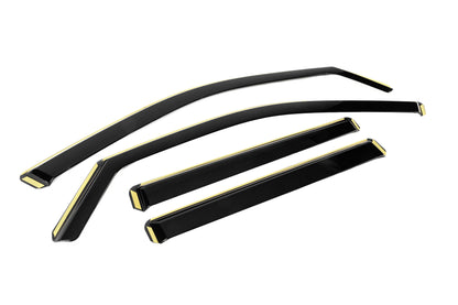 In-channel Wind Deflectors Niken Luxury (2023-, 4 pcs) for Skoda Kamiq 2019- - image 3
