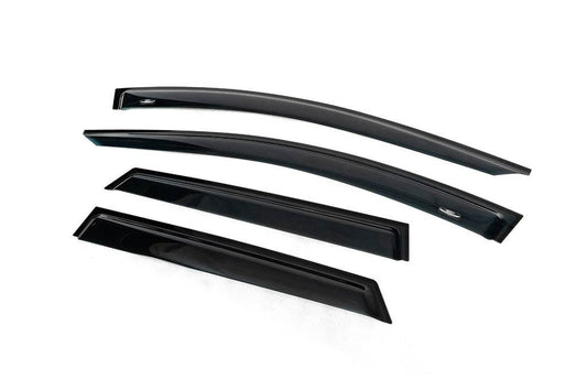 Visors (4 pieces, HIC) for Renault Duster 2018-2024 - Reelken Auto