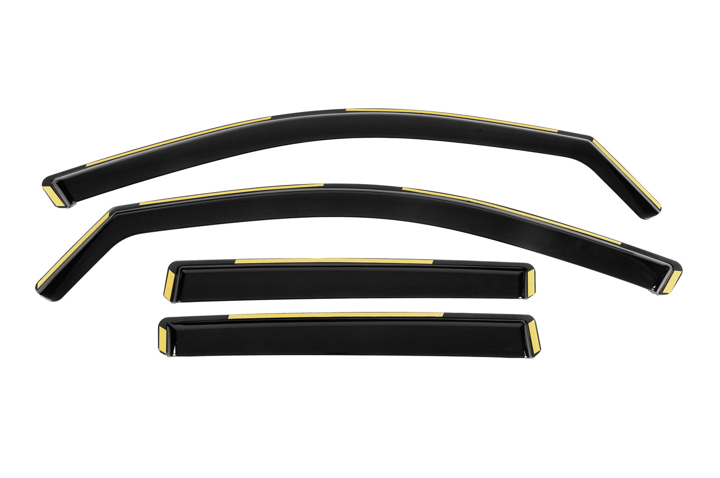 In-Channel Wind Deflectors Niken Luxury (4 pcs) for Mercedes GLC coupe C254 2022- - image 1