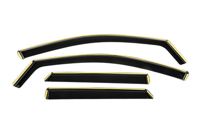 In-channel Wind Deflectors Niken Luxury (2021+, Hybrid, 4 pcs) for Peugeot 3008 2016-2023 - image 1