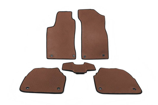 EVA mats (Brown) for Skoda Superb 2001-2009 - Reelken Auto