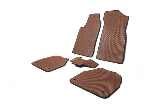EVA mats (Brown) for Skoda Superb 2001-2009 - Reelken Auto