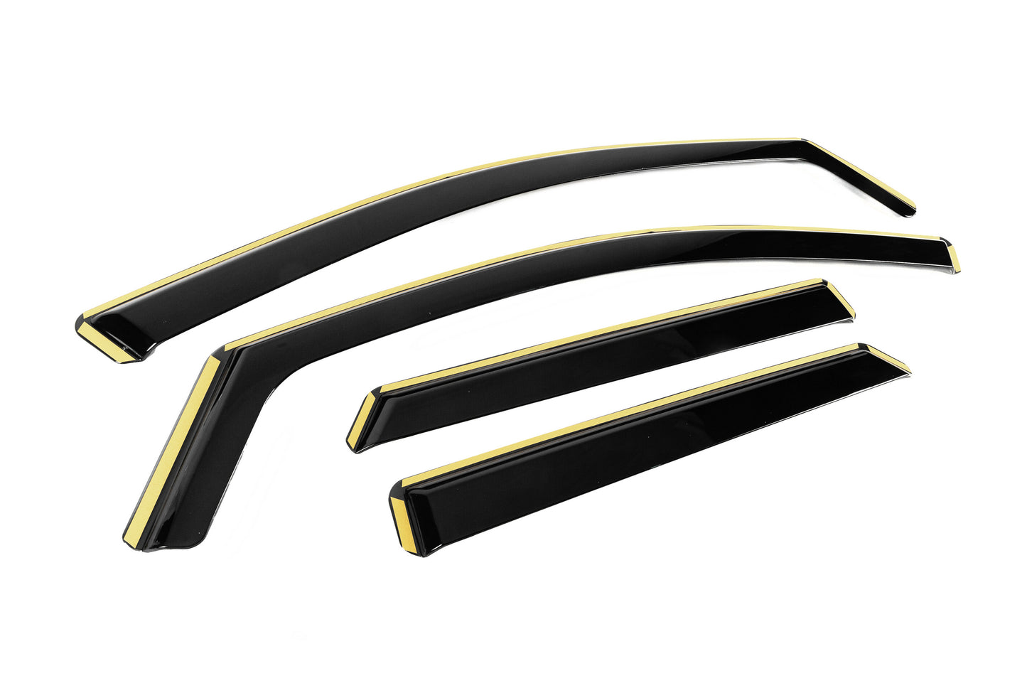 In-channel Wind Deflectors Niken Luxury (2021+, Hybrid, 4 pcs) for Peugeot 3008 2016-2023 - image 3