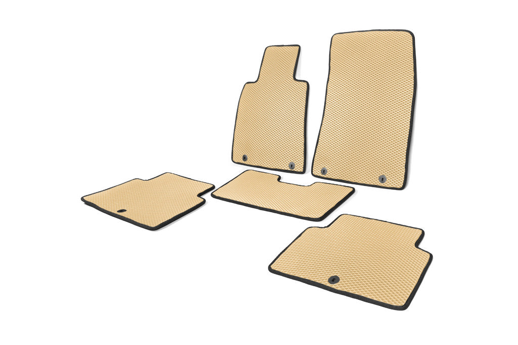 EVA Floor Mats (Beige) for Genesis G80 2016-2020 - image 2