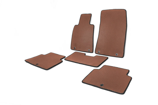 EVA Floor Mats (Brown) for Genesis G80 2016-2020 - image 2