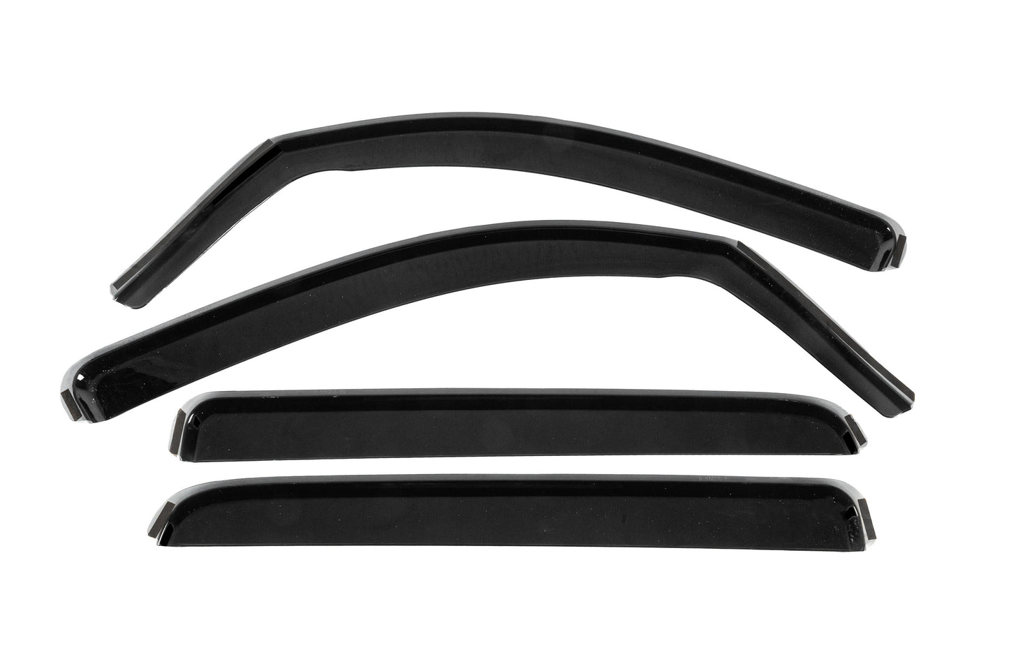 In-Channel Window Deflectors Niken Luxury (2014-2021, CrewMax/Crew Cab, 4 pcs) for Toyota Tundra 2007-2021 - image 4