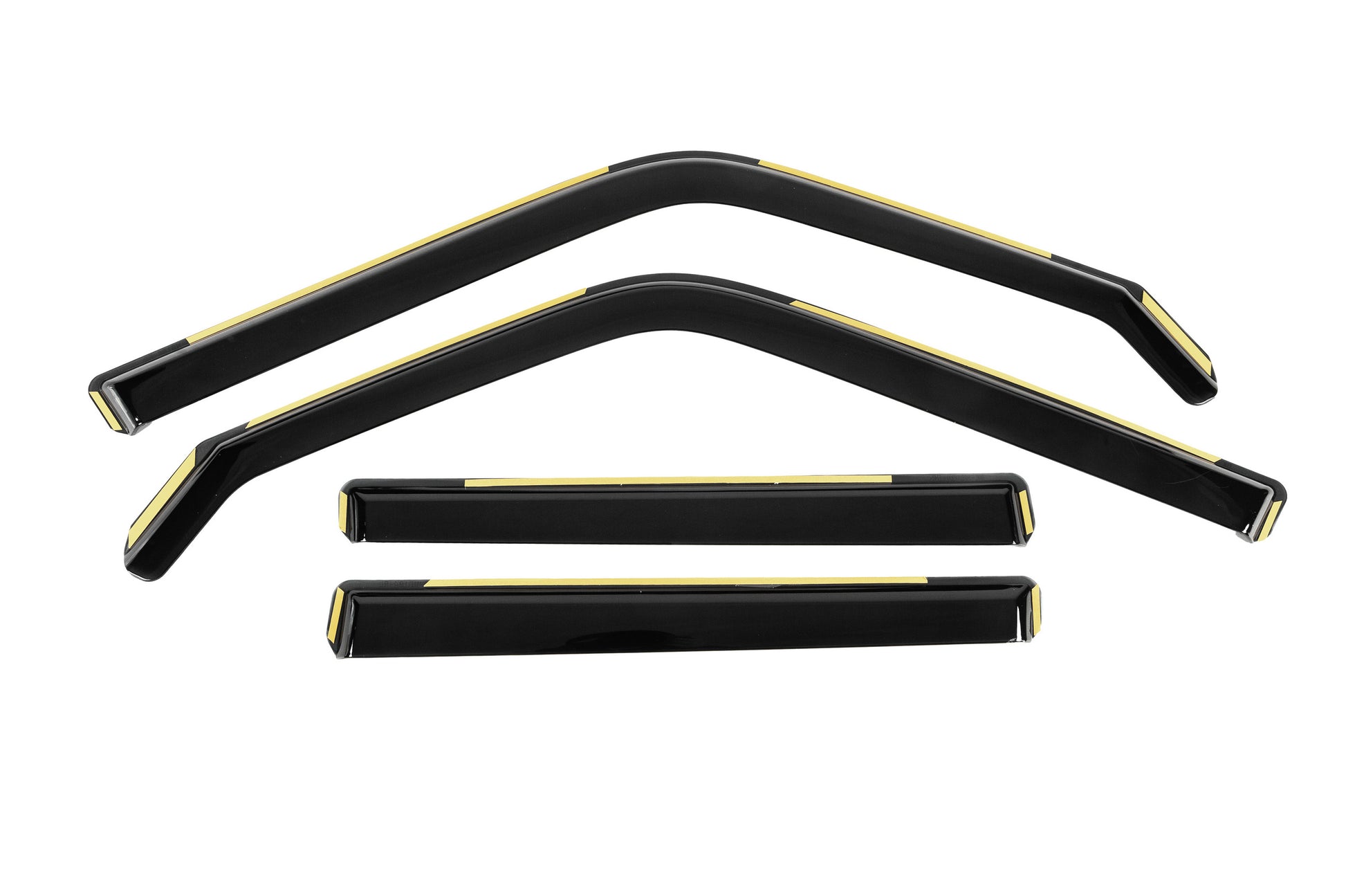 In-Channel Wind Deflectors Niken Luxury (4 pcs) for Toyota Land Cruiser Prado 250 2023- - image 1