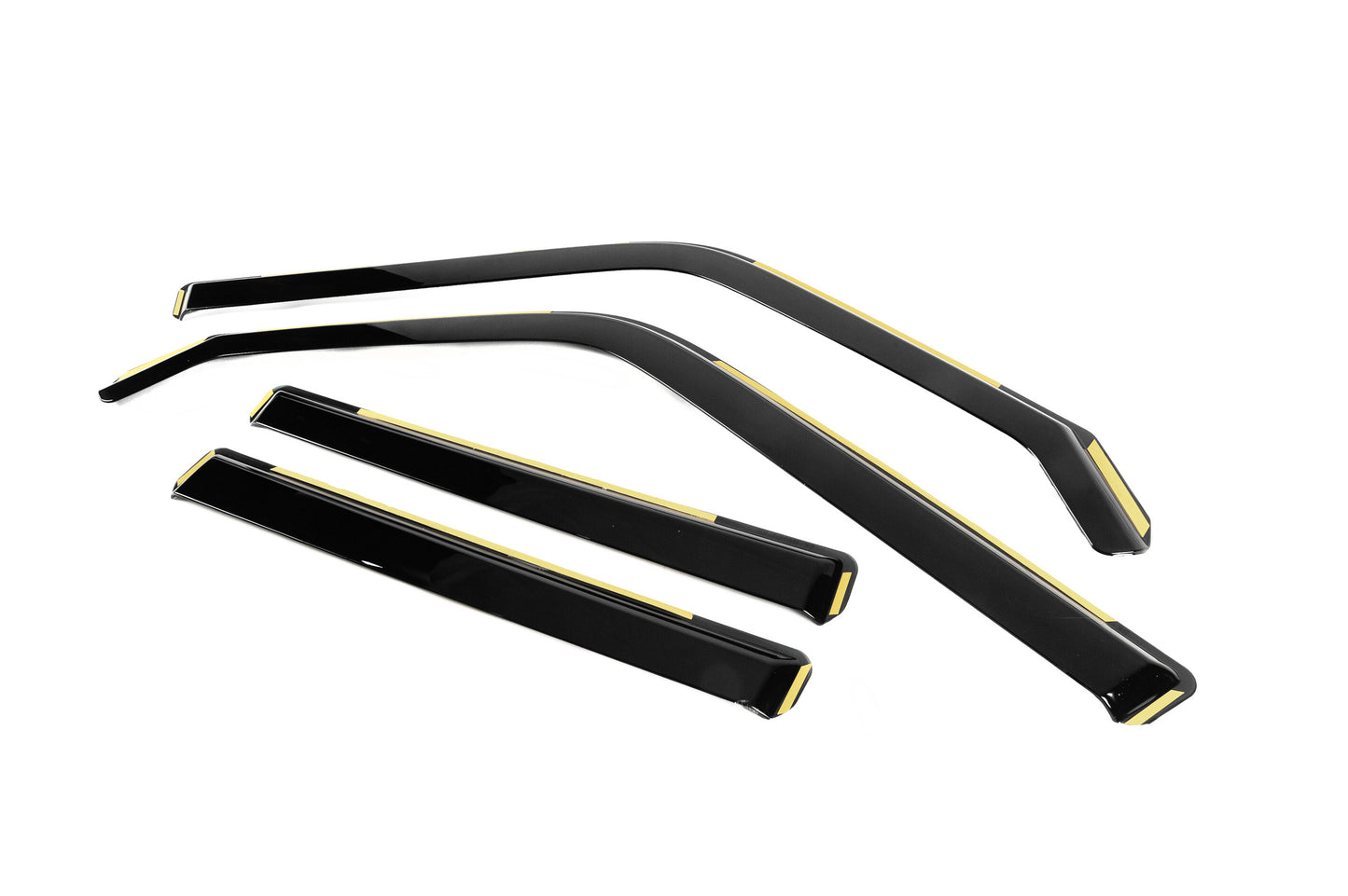 In-Channel Wind Deflectors Niken Luxury (4 pcs) for Toyota Land Cruiser Prado 250 2023- - image 2