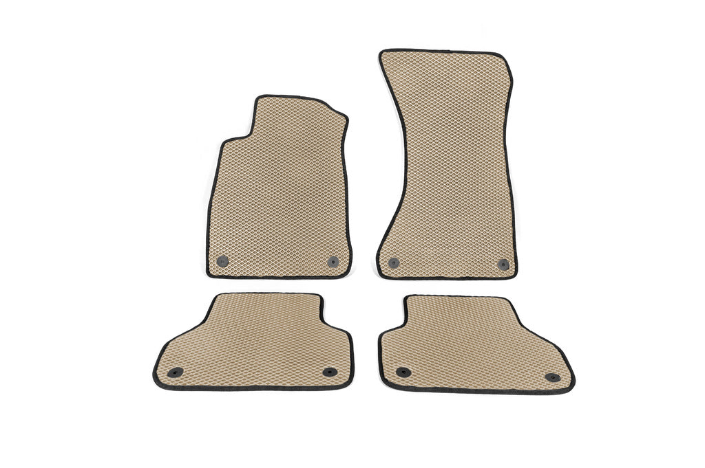 EVA Floor Mats (Beige) for Audi A4 B9 2015-2024 - image 1