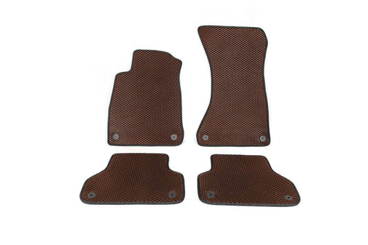 EVA mats (brown) for Audi A4 B9 2015-2024 - Reelken Auto
