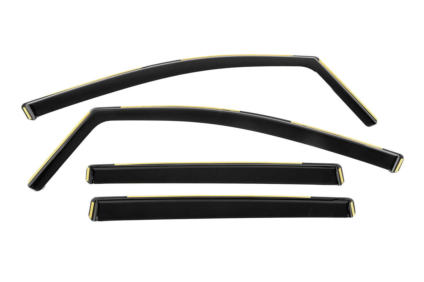 In-Channel Wind Deflectors Niken Luxury (4 pcs) for Volkswagen Touran 2015- - image 1