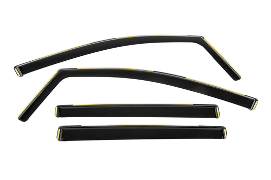 In-Channel Wind Deflectors Niken Luxury (4 pcs) for Volkswagen Touran 2015- - image 1