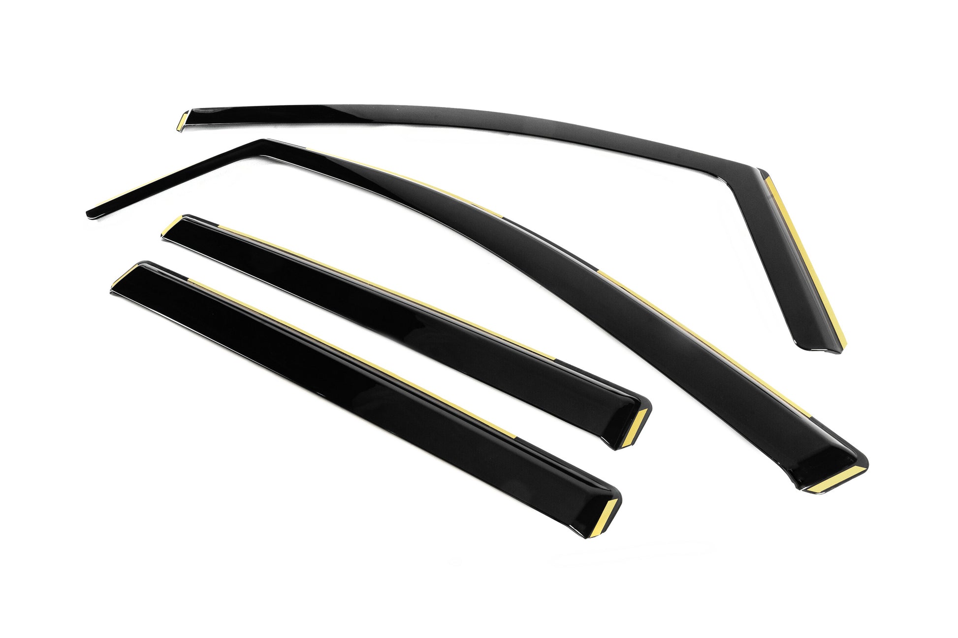 In-Channel Wind Deflectors Niken Luxury (4 pcs) for Volkswagen Touran 2015- - image 2