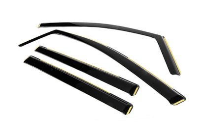 In-Channel Wind Deflectors Niken Luxury (4 pcs) for Volkswagen Touran 2015- - image 2