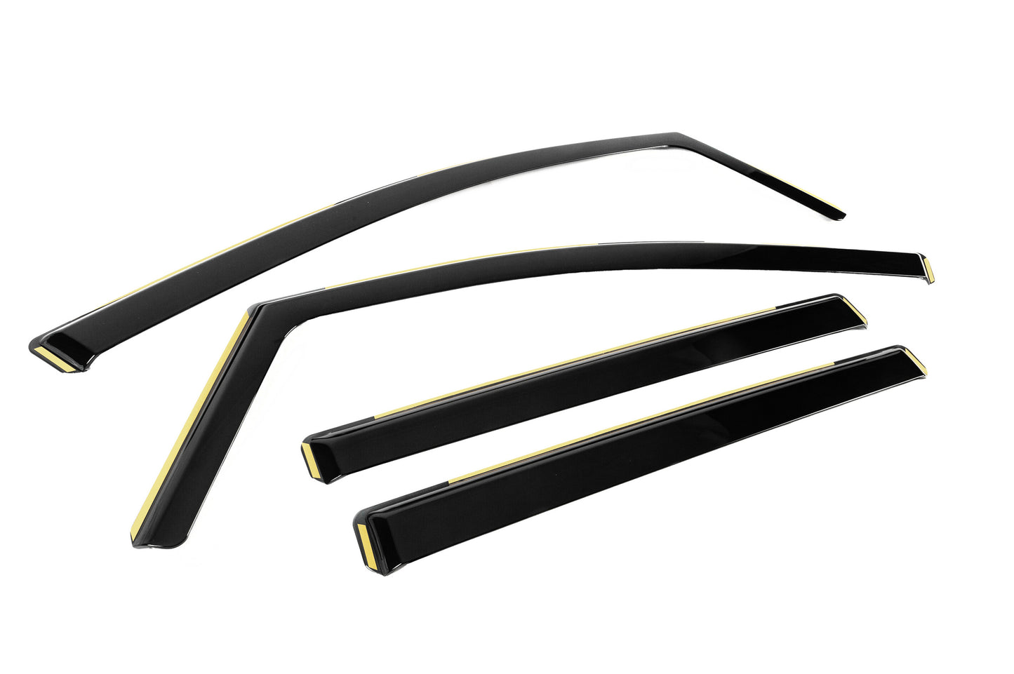 In-Channel Wind Deflectors Niken Luxury (4 pcs) for Volkswagen Touran 2015- - image 3